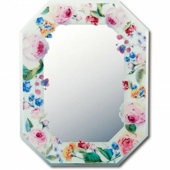 シンプルで使い勝手が良い八角のミラーに、透明感ある水彩画の花や風に揺れる野花をアレンジ。繊細な色使いが優しく空間を飾ります。◆モニターの設定などにより、実際の商品と色味や素材の見え方が異なる場合がございます。あらかじめご了承ください。サイズ...