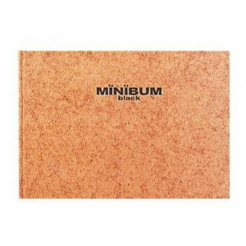 ナカバヤシ 黒台紙ブック式アルバム ミニバム ブラックシリーズ A5サイズ ナチュラル アE-MB-112-S