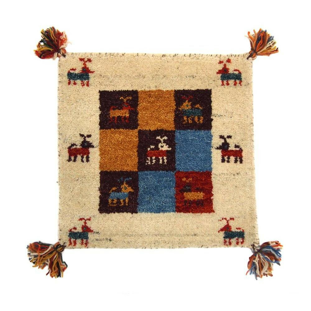 ギャッベ チェアパッド GABBEH D3 約40×40cm MIX 270015200 インテリア | 関連単語 油絵 韓国風 ナチュラル ラグ ソファ 観葉植物 クッション 照明 棚 シンプル 一人暮らし 壁掛け デスク ミラー 木製 ファブリック サイドテーブル 時計 テーブル 北欧 ベッド