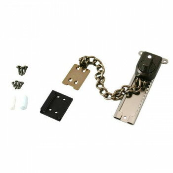 890-U 引戸兼用防犯チェーン 00776878-001 住宅 防災 | 家具転倒防止器具 耐震マット 扉ストッパー ガラス飛散防止フィルム 換気フィルター 感震ブレーカー ガス遮断機器 耐火金庫 火災警報器 自動消火器 コンセントカバー スマートリモコン タイマー電源