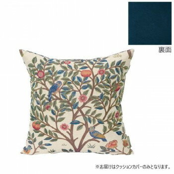 川島織物セルコン Morris Design Studio ケルムスコットツリー 背当クッションカバー 50×50cm LL1722 B..