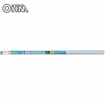 OHM 直管LEDランプ 40形相当 G13 昼光色 グロースターター器具専用 LDF40SS・D/17/23(3)