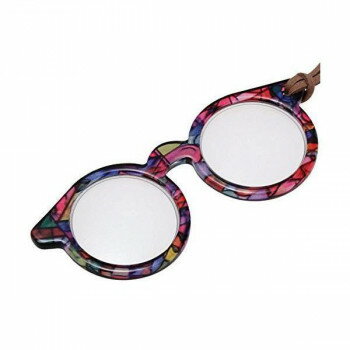 人気 おすすめ 定番 冬 お歳暮 ギフト クリスマス プレゼント ルーペミニメガネ PRT13-1 ステンド 072021