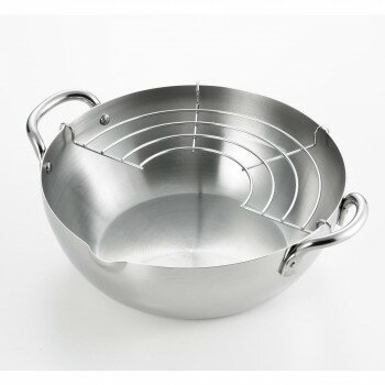 郷技 ステンレス製天ぷら鍋20cm YJ2437 調理 料理 キッチン | 関連単語 アイディア ジューサー ミキサ..