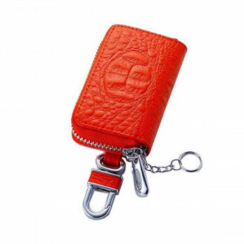 AWESOME(オーサム)　スマートキーケース(クロコシリーズ)　オレンジ　ASK-C04
