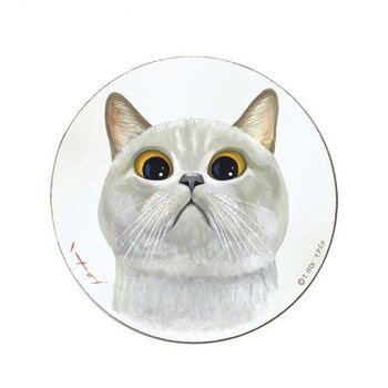 奈良町の男性作家「糸井 忠晴」が描くねこ達が迫力のまんまるアートになりました。目の部分は特殊なクリア加工でキラリと光ります。サイズW15×H15×D1.5cm個装サイズ：16×2×16cm重量約0.1kg個装重量：145g素材・材質MDF(木製繊維板)仕様壁掛用生産国日本fk094igrjs