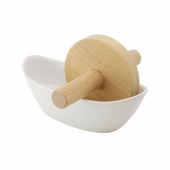 ZERO JAPAN ハーブすり鉢 木製ローラー付(さくら) KTZ-002 WH・ホワイト
