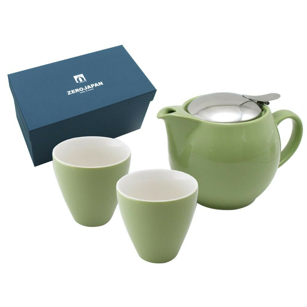 ZERO JAPAN ユニバーサルティーポット3人用+ティーカップトール×2 ZG-002 AR・アーティチョーク