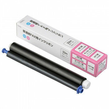 OHM 普通紙FAXインクリボン S-NSタイプ 1本入 33m OAI-FNS33S