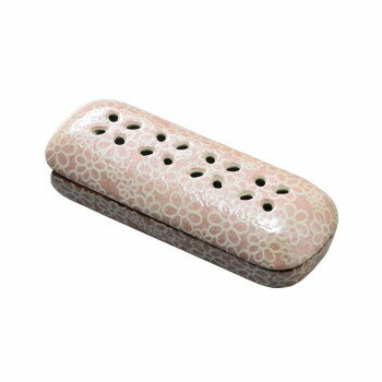 有田焼 花摘 寝かせる線香皿 小 梅苑