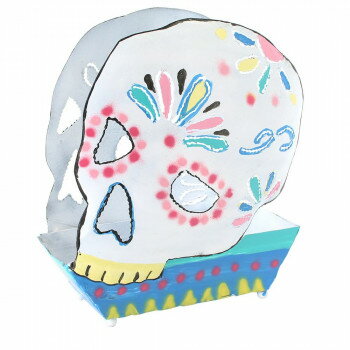 ブリキ蚊遣り スカル 10219099027