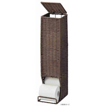 ペーパーバスケット トイレロールホルダー ブラウン CH-526DBR 家具 収納 ラック | 関連単語 キッチン..