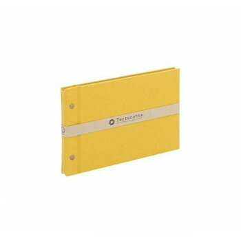 ナカバヤシ テラコッタ フリーアルバム A5 イエロー・TER-A5F-120-Y