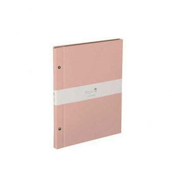 ナカバヤシ ハルマー ビス式フリーアルバム A4 ピンク・A-HRA4-301-P
