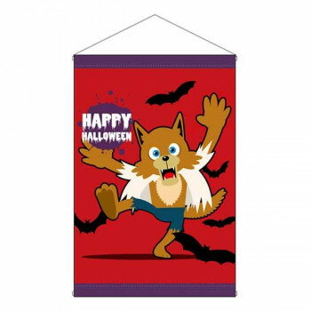 タペストリー HAPPY HALLOWEEN キャラ赤 40133(3)