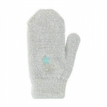 ミトン ふわもこ スター グレー 17319630039(4)