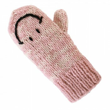 ミトン スマイリー ピンク 17716630006