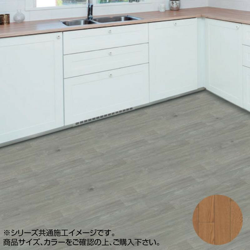 富双合成 クッションフロア スタイルフロア 約182cm幅×20m巻き Y504-Wオーク 寝具 布団 ベッド 冬用 夏..