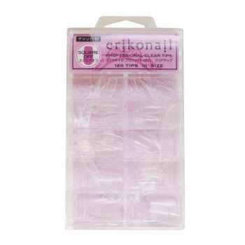 ビューティーネイラー エリコネイルチップス120 スクエア ERSQ-1