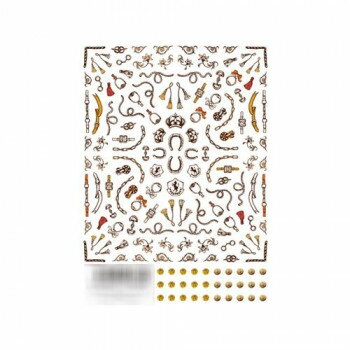 TSUMEKIRA(ツメキラ)　ネイルシール　馬具　NN-BAG-101 健康 美容 介護 | 関連単語 フェイス タオル 矯..