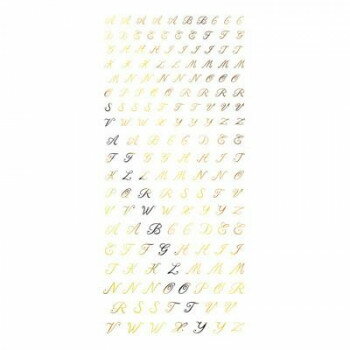 TSUMEKIRA(ツメキラ)　ネイルシール　アルファベット　ゴールド　SG-ALP-102 健康 美容 介護 | 関連単..