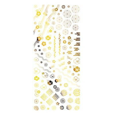 TSUMEKIRA(ツメキラ)　ネイルシール　箔和柄　ゴールド　SG-HWG-101 健康 美容 介護 | 関連単語 スプレ..