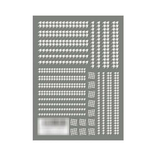 TSUMEKIRA(ツメキラ)　ネイルシール　千鳥格子　ver.2　ホワイト　NN-CDR-101 健康 美容 介護 | 関連単..