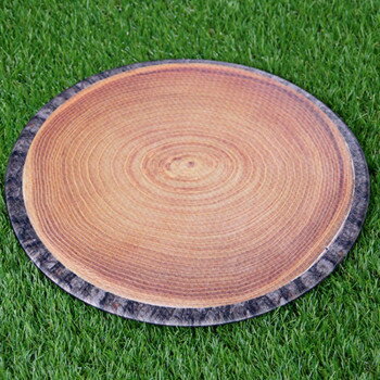 アウトドア用 PVCチェアパッド 約38cm丸 切株 3465309 インテリア | 関連単語 ファブリック カーテン ..