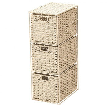 ペーパーバスケット 収納ボックス アイボリー CH-525BG 家具 収納 ラック | 関連単語 カラーボックス 扉付き収納 ディスプレイラック フリーラック オープンラック 書類ラック ワゴン ハンガーラック 隙間収納 テレビボード 収納棚 パントリーラック 木製ラック