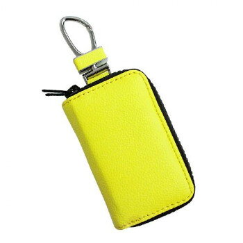にんき 人気 おすすめ 定番 冬 春 孫 冬 新生活 ギフト 寒さ 対策 プレゼント AWESOME(オーサム)　スマートキーケース　ダブルファスナー　蛍光レザー　蛍光イエロー　ASK-FLW03