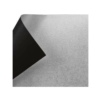 銀箔両面和紙 単色 7.5cm 黒 40枚入 KJ-5K 5セット