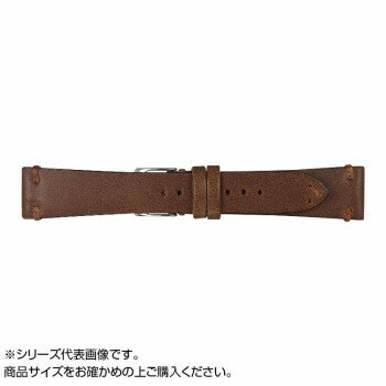 Emitta(エミッタ) 時計バンド ブッテーロ 17mm ブラウン (美錠:銀) EB-B17