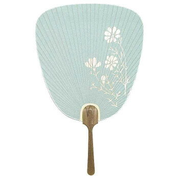 日本製(MADE IN JAPAN) うちわ 新涼 (薄水) 片面透かし 2159