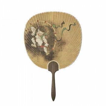 日本製(MADE IN JAPAN) うちわ 風神雷神 雷神 2223