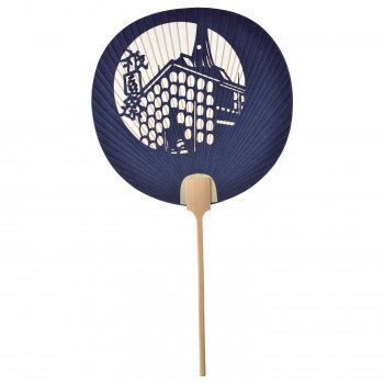 日本製(MADE IN JAPAN) うちわ 長柄 宵山 (祇園祭) 2564