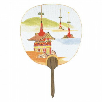 日本製(MADE IN JAPAN) うちわ 祇園祭 2935