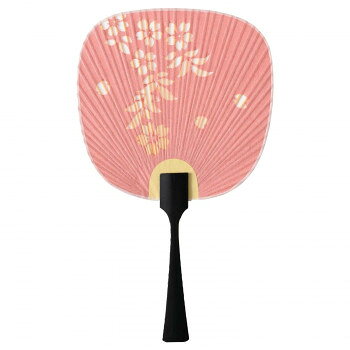 日本製(MADE IN JAPAN) 豆都うちわ 桜 3506