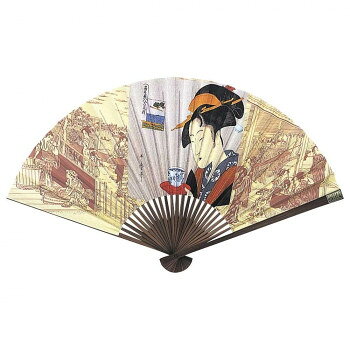 日本製(MADE IN JAPAN) 飾り扇 おきた 5514