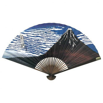 日本製(MADE IN JAPAN) 飾り扇 赤富士 5516