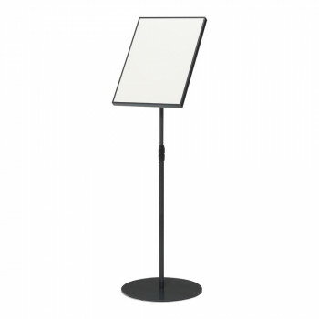 ナカキン　カバー付サインスタンド(上下スライド傾斜型)　A3サイズ縦型　NSS-FKA3T-BU インテリア | 関..