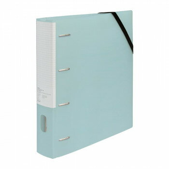 ナカバヤシ　どっさり個別Dリングファイル　4穴　A4ワイド・S　ブルー　RF1035B