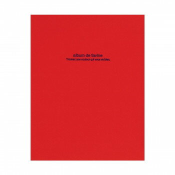 ナカバヤシ ドゥファビネ100年アルバム ビス式 A4 レッド アH-A4D-161-R