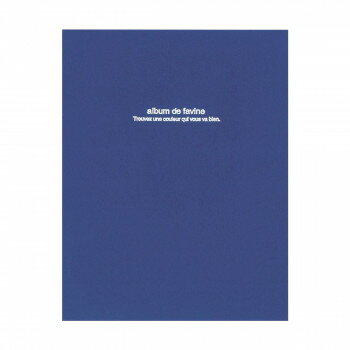 ナカバヤシ ドゥファビネ100年アルバム ビス式 A4 ダークブルー アH-A4D-161-DB