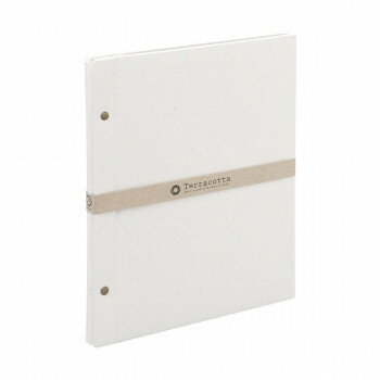 ナカバヤシ テラコッタ フリーアルバム A4 ホワイト TER-A4F-160-W