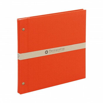 ナカバヤシ テラコッタ フリーアルバム デミ レッド TER-DF-140-R