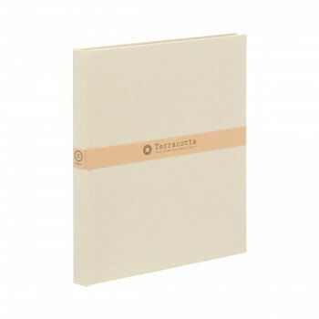 ナカバヤシ テラコッタ ブック式フリーアルバム デミ ホワイト TER-DB-180-W