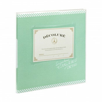 ナカバヤシ かける～の台紙アルバムデコルーレ M グリーン アK-MB-201-G