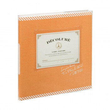 ナカバヤシ かける～の台紙アルバムデコルーレ M イエロー アK-MB-201-Y