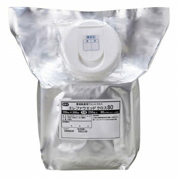 ハクゾウメディカル エレファウエット クロス80 詰替用 大判 150×300mm 250枚入 2600195