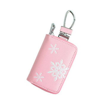 にんき 人気 おすすめ 定番 おせいぼ 冬 お歳暮 ギフト クリスマス プレゼント AWESOME(オーサム) スマートキーケース 雪の結晶 ピンク ASK-CS04